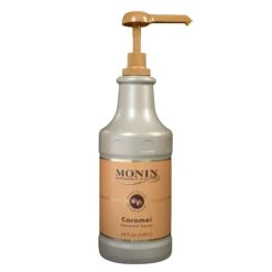 Monin Caramel Sauce (64oz Bottle)