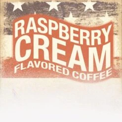Raspberry Cream Flavored Coffee (Patriotic Theme)