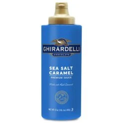 Ghirardelli Sea Salt Caramel Sauce Squeeze Bottle, 16 Oz