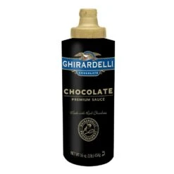 Ghirardelli Black Label Chocolate Sauce Squeeze Bottle, 16 Oz