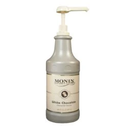 Monin White Chocolate Sauce (64oz Bottle)