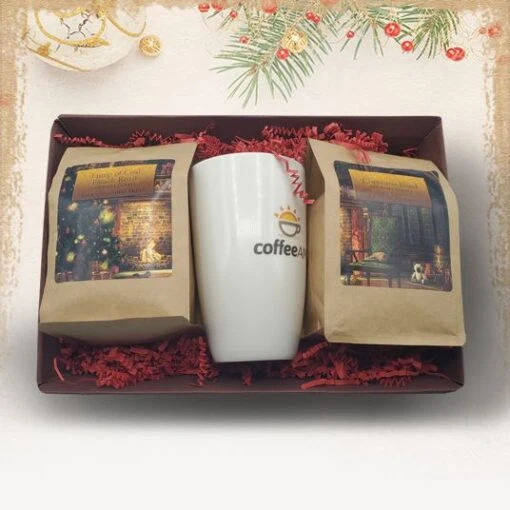 Yuletide Greetings Coffee And Mug Gift Set
