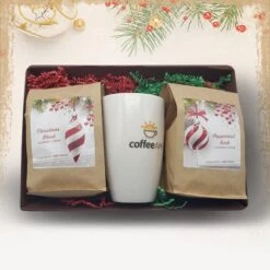 Happy Holidays Coffee And Mug Gift Set