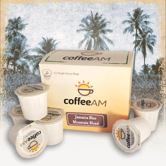 Jamaica Blue Mountain Blend Coffee, Single Serve 1 Jamaica Blue Mountain Blend Coffee, Single Serve