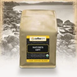 Decaf Nature's Gift, Organic Iced Coffee Blend