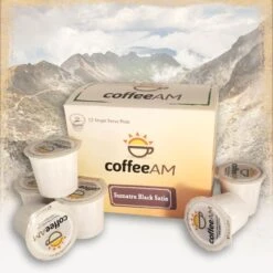 Sumatra Black Satin Coffee, Single Serve