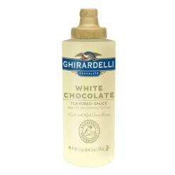 Ghirardelli White Chocolate Sauce, 17 Oz Squeeze Bottle