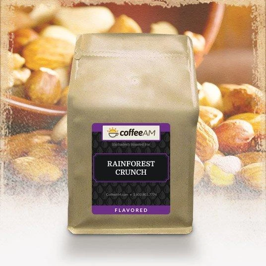 Rainforest Crunch Flavored Coffee 1 Rainforest Crunch Flavored Coffee