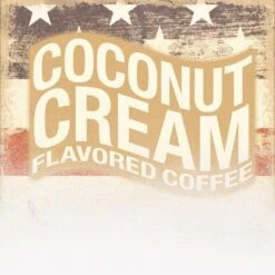 Coconut Cream Flavored Coffee (Patriotic Theme)