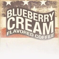 Blueberry Cream Flavored Coffee (Patriotic Theme)