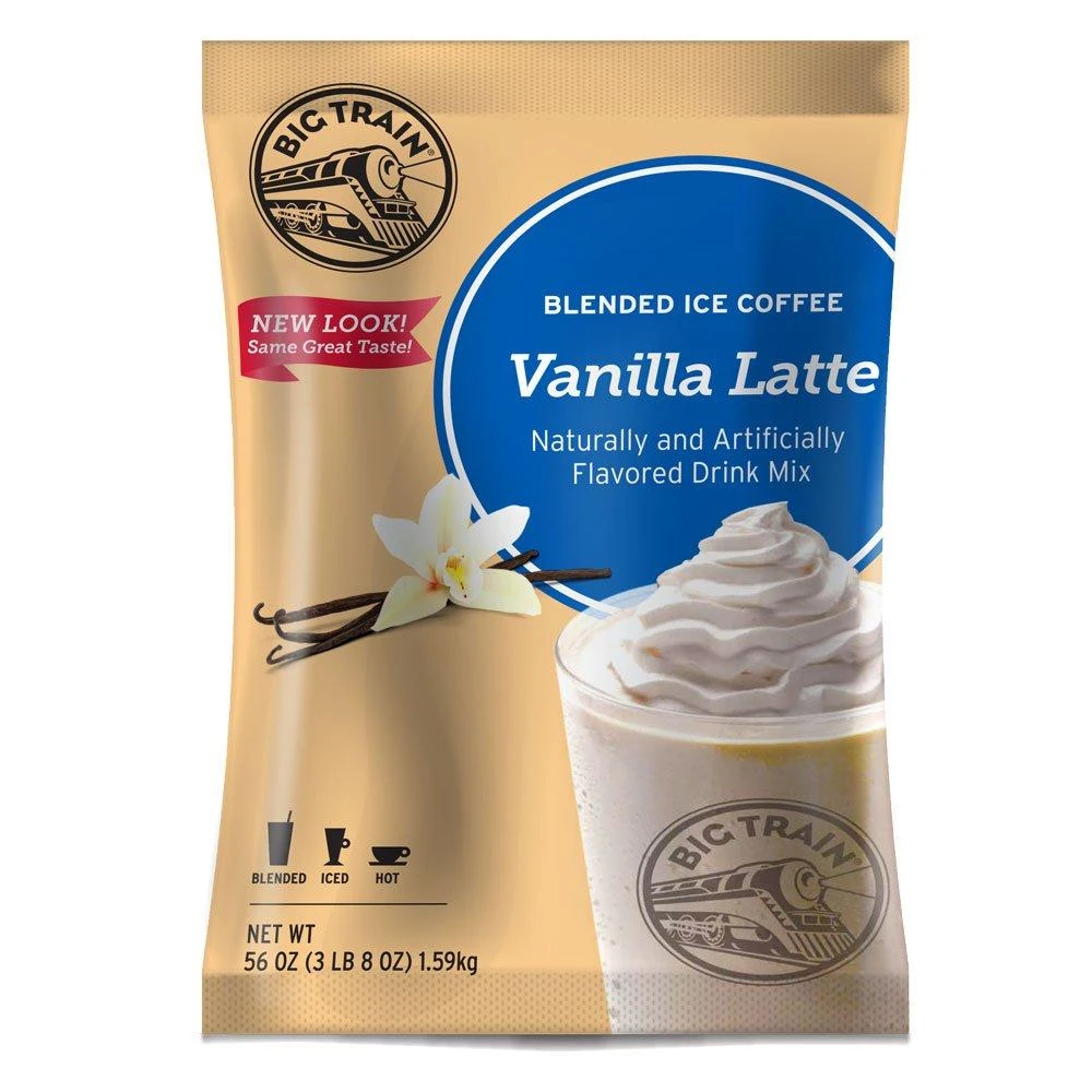 Big Train Vanilla Latte Blended Iced Coffee (3.5lb Bag) 2 Big Train Vanilla Latte Blended Iced Coffee (3.5lb Bag) - Image 2