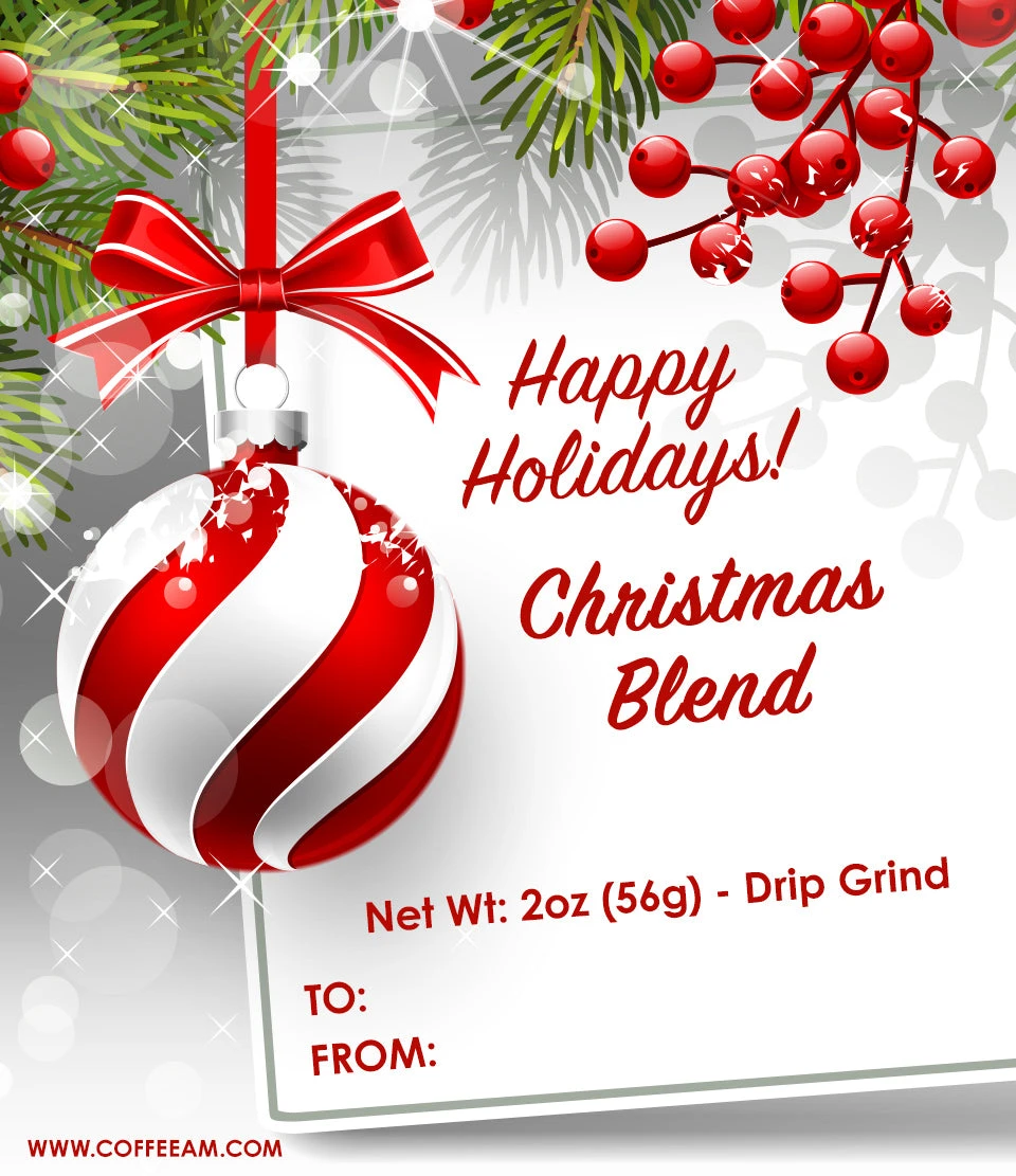 Holiday Coffee Gift Tags 3 Holiday Coffee Gift Tags - Image 3