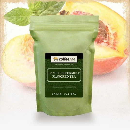 Peach Peppermint Flavored Tea 1 Peach Peppermint Flavored Tea