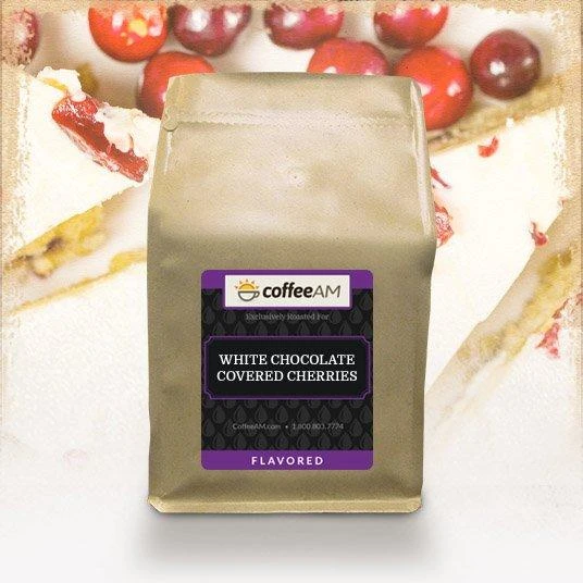 White Chocolate Covered Cherries Flavored Coffee 1 White Chocolate Covered Cherries Flavored Coffee