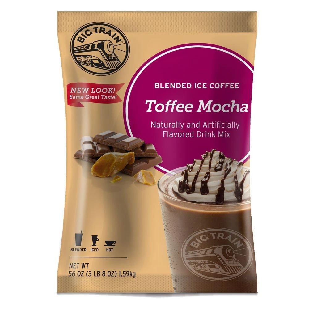 Big Train Toffee Mocha Blended Ice Coffee (3.5lb Bag) 2 Big Train Toffee Mocha Blended Ice Coffee (3.5lb Bag) - Image 2