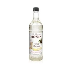 Monin White Chocolate Coffee Syrup, 1L